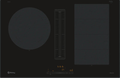 .AT.INDUCCION C/EXT. BALAY 3EBC989LH 3F Z.28CM Z.FLEX 622M3/H 7400W 80CM