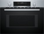 .AT.HORNO COMPACTO BOSCH CMA585GS1 5F C/MICRO HIDRO 45CM 44L CRIST.NGO INOX