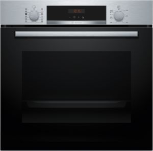 HORNO BOSCH HQA574ES3 MULT.8 A+ C/VAPOR PIRO 71L CRIST.NGO INOX
