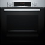 HORNO BOSCH HQA574ES3 MULT.8 A+ C/VAPOR PIRO 71L CRIST.NGO INOX