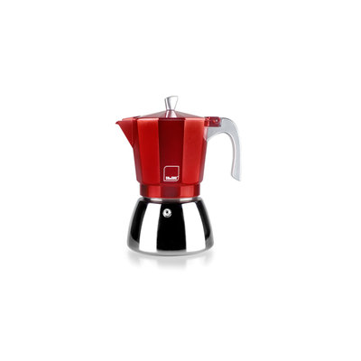 CAFETERA ITALIANA IBILI 627912 ELBA RED 12 TAZAS INDUCCION