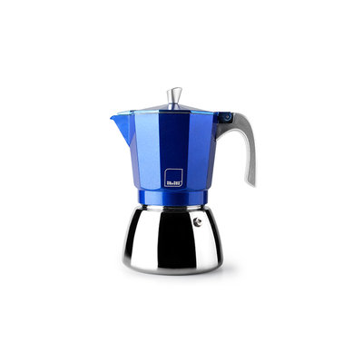 CAFETERA ITALIANA IBILI 629312 ELBA BLUE 12 TAZAS INDUCCION