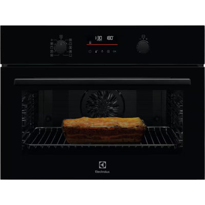 .AT.HORNO ELECTROLUX EVF6E46Z MULT.9 A+ 45CM 43L CRIST.NGO