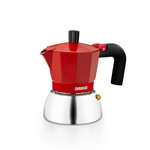 CAFETERA ITALIANA MONIX M863103 INDUCTION INOX 3 TAZAS RED