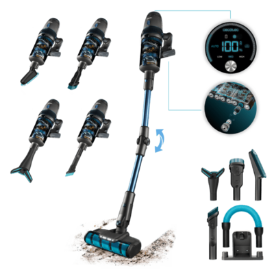 ESCOBA CECOTEC 04465 CONGA ROCKSTAR 11500 ODYSSEY ERGOFLEX 850W AUT.90MIN