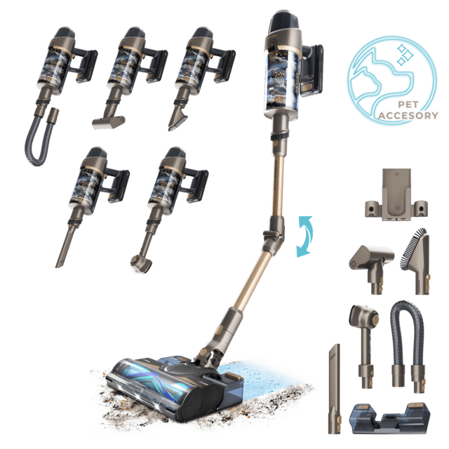 ESCOBA CECOTEC 00666 CONGA ROCKSTAR 12500 STELLAR AQUAPET FLEX 700W AUT.100MIN