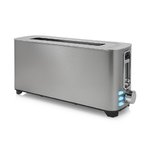 TOSTADOR PRINCESS 142405PR2 LARGO ANCHO 1 RANURA 1050W INOX