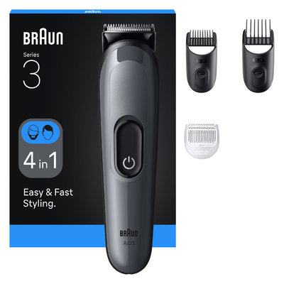 BARBERO/CORTAPELO BRAUN AIO3500 S3 GROCERY 4EN1 AUT.50MIN