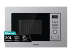 MICROONDAS INT. HISENSE BIM320G41X 20L C/GRILL 15F.HIDRO INOX