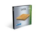 BASCULA BAÑO LAICA PS1067D 150KG.ELEC.MADERA BAMBO