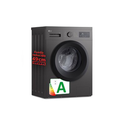 LAVADORA LG F4A1009NDK 9KG 1400RPM A INVERTER SILVER GRAFITO