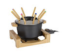 FONDUE PRINCESS 01.173025.01.001 PURE BLACK 1,5L 8 TENEDORES