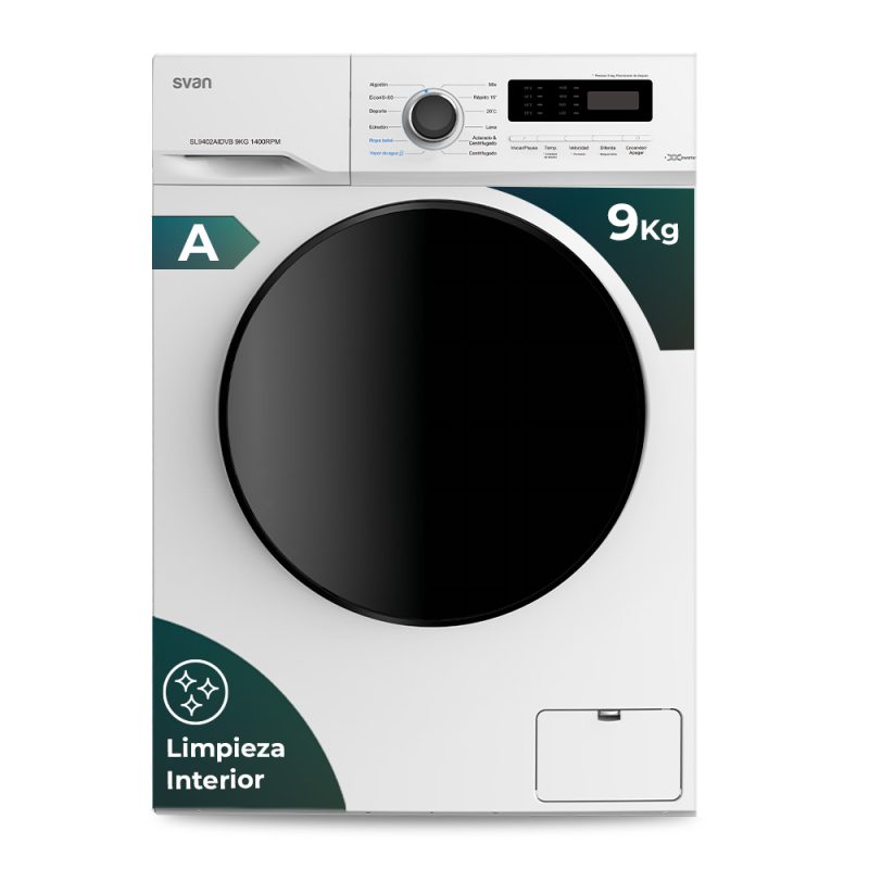 .AT.LAVADORA SVAN SL9402AIDVB 9KG 1400RPM A INVERTER BCA