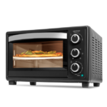 HORNO SOBREMESA CECOTEC 03818 BAKE&TOAST 2600 BLACK 4PIZZA 26L 1500W
