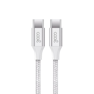 CABLE COOL NYLON USB TIPO-C A TIPO-C 1,2M