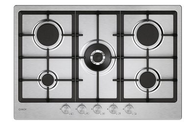 .AT.PLACA GAS CANDY CHG74WTX 5F C/WOK HON 75CM INOX