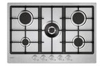 .AT.PLACA GAS CANDY CHG74WTX 5F C/WOK HON 75CM INOX
