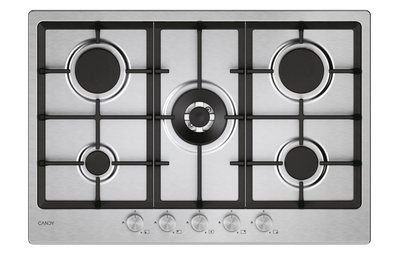 .AT.PLACA GAS CANDY CHG74WTX 5F C/WOK HON 75CM INOX