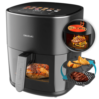 FREIDORA SIN ACEITE CECOTEC A01_EU01_100500 CECOFRY&GRILL 6500 D.RESISTENCIA 2200W 6,5L