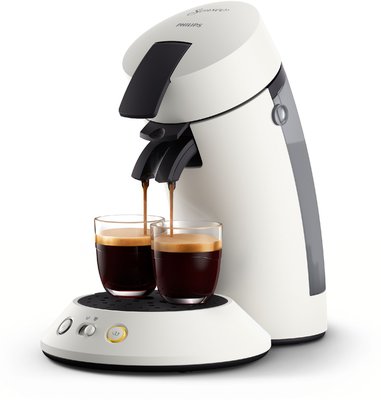 CAFETERA EXPRESS SENSEO PHILIPS HOGAR CSA210/11 MONODOSIS BLANCA
