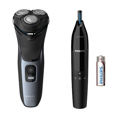 AFEITADORA  PHILIPS S3133/51*/57 SECO/HUM S/CABLE
