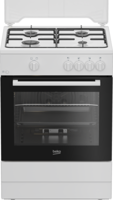 COCINA BEKO FBG62000WL 85X60 4F BUTANO BLANCA
