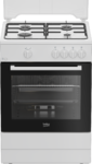 COCINA BEKO FBG62000WL 85X60 4F BUTANO BLANCA