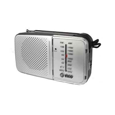 RADIO TRANSISTOR ELCO PD-712N PLATA