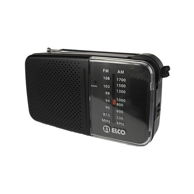 RADIO TRANSISTOR ELCO PD-712N NEGRO