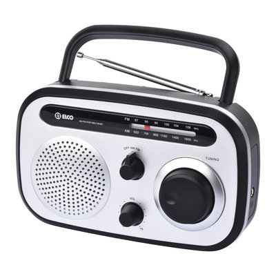 RADIO TRANSISTOR ELCO PD987 PLATA