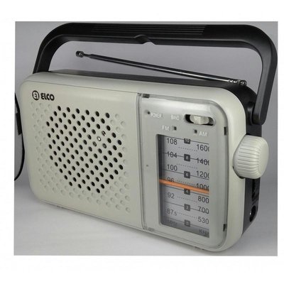 RADIO TRANSISTOR ELCO PD985 PLATA
