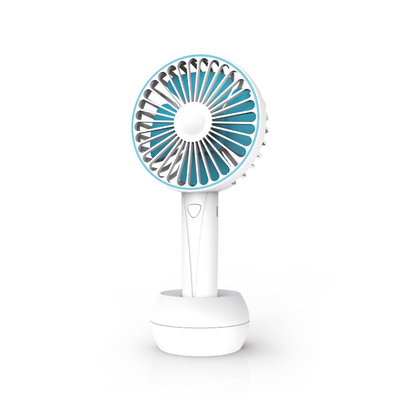 VENTILADOR DE MANO SOGO VEN-SS-21445 PORTATIL RECARGABLE 4W BCO/AZUL