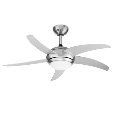 VENTILADOR TECHO TRISTAR VE-5815 112CM LUZ MANDO NIQUEL