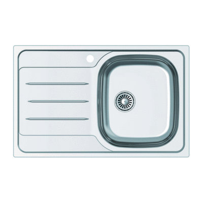 .AT.FREGADERO CATA 02625015 CDL-1 EI /A 79X50 S.ENCIMERA INOX