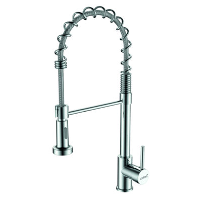 .AT.GRIFO CATA 02506401 CPB CROMO /A MONOMANDO EXTRAIBLE LATON