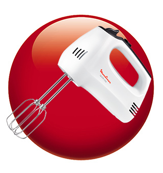 BATIDORA AMASADORA MOULINEX HM3101 300W 5 VELOCID