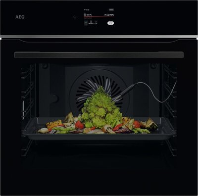 .AT.HORNO AEG TE8PB731AB MULT.19 A++ PIRO SONDA WIFI 71L CRIST.NGO INOX