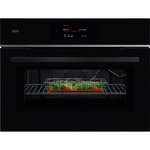 .AT.HORNO COMPACTO AEG TK8NK721B MULT.19 C/MICRO GRILL SONDA WIFI 45CM 44L INOX