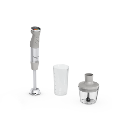 BATIDORA MOULINEX DD672B10 QUICKCHEF+ 1000W C/VASO PICADORA GRIS
