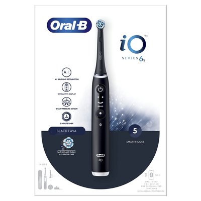 CEPILLO DENTAL ORAL B IO 6S NEGRO
