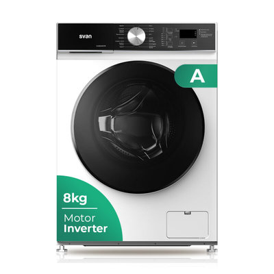 LAVADORA SVAN SL8202AIDVB 8KG 1200RPM A VAPOR INVERTER