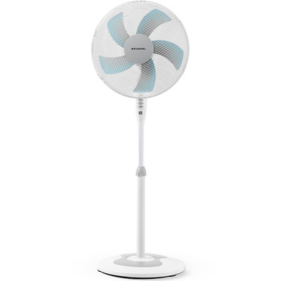 VENTILADOR PIE GRUNKEL FAN-165R 40CM 50W 5 ASPAS B.REDONDA BCO