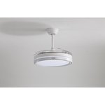 VENTILADOR TECHO ELCO PV-107HB 4 ASPAS 35W MOTOR DC 107CM BLANCO