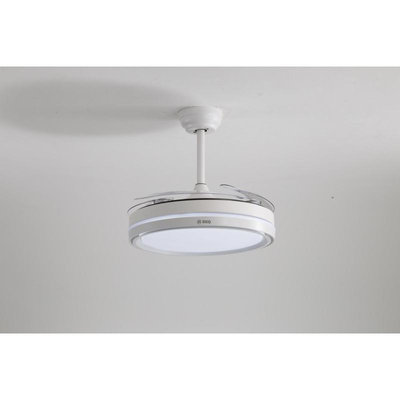 VENTILADOR TECHO ELCO PV-107HB 4 ASPAS 35W MOTOR DC 107CM BLANCO