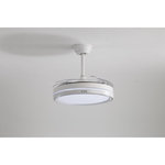 VENTILADOR TECHO ELCO PV-107HB 4 ASPAS 35W MOTOR DC 107CM BLANCO