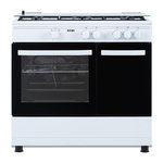 COCINA SVAN SKGW5901PB GAS 5F C/WOK C/HORNO GAS 89,8X60,1 BCO