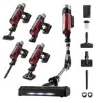 ASPIRADOR ESCOBA ROWENTA RH2077SB X-FORCE FLEX 9.60 ANIMAL CARE GRIS ROJA