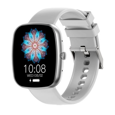 SMARTWATCH COOL BORDER SILICONA GRIS C/LLAMADAS