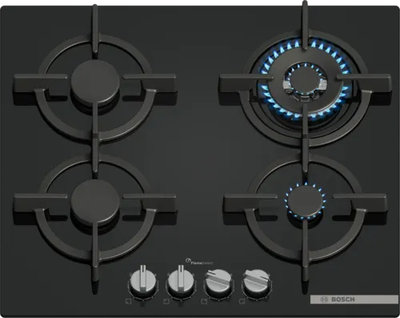 .AT.PLACA GAS BOSCH PPH6A6I10 4F C/WOK 60CM CRIST.NGO