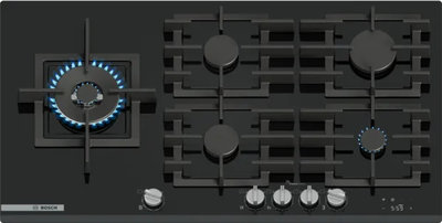 .AT.PLACA GAS BOSCH PRS9A6H40 5F C/WOK 90CM CRIST.NGO